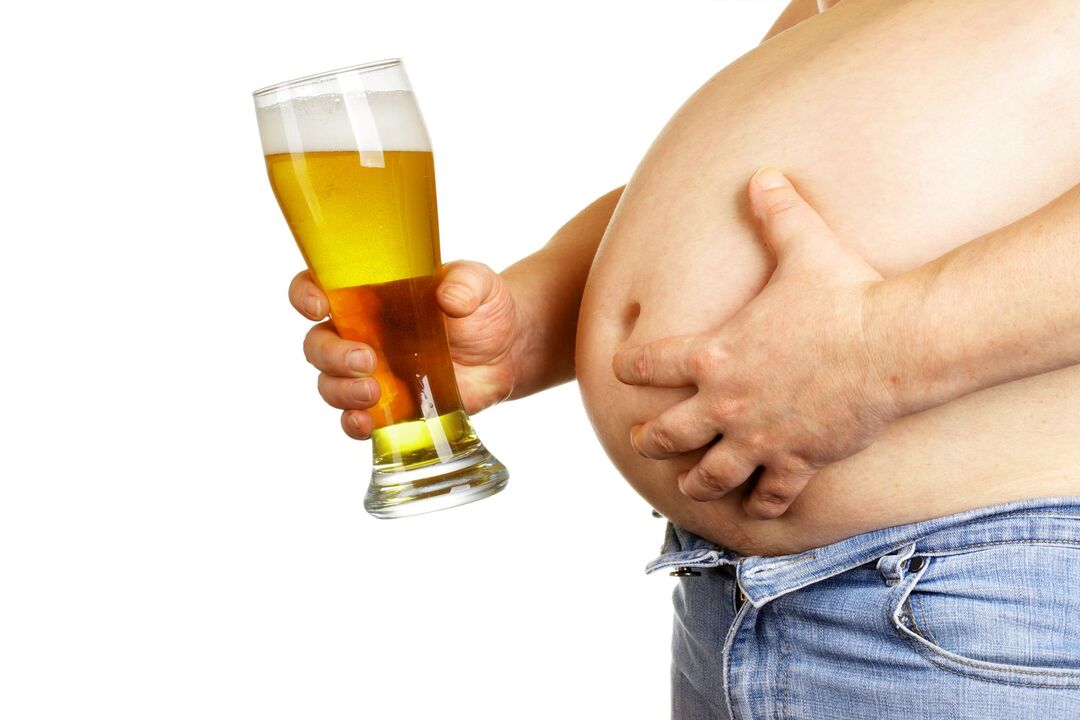 alcohol and overweight
